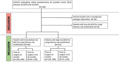 Impact of “Time-From-Biopsy-to-Prostatectomy” on Adverse Oncological Results in Patients With Intermediate and High-Risk Prostate Cancer